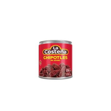 Abeto Media caja chiles chipotles La Costeña 12P/220G-DespensayMas-Abeto