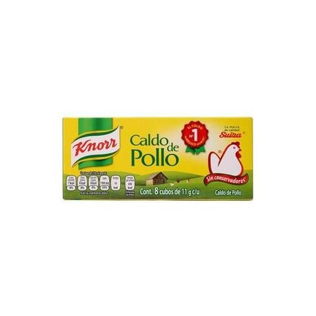 Unilever Caja caldo de pollo Knorr Suiza 8EX/105P-DespensayMas-Unilever