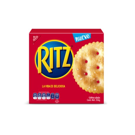 Mondelez Caja Galleta Ritz 356G/12C/4P-DespensayMas-Mondelez