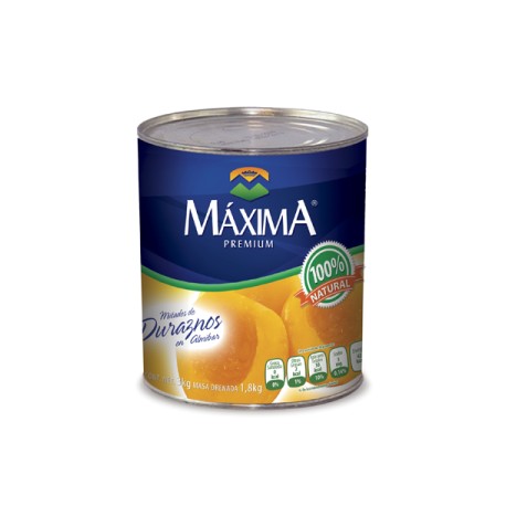 Maxima Caja Duraznos en Mitades Máxima 3K/6P-DespensayMas-Maxima