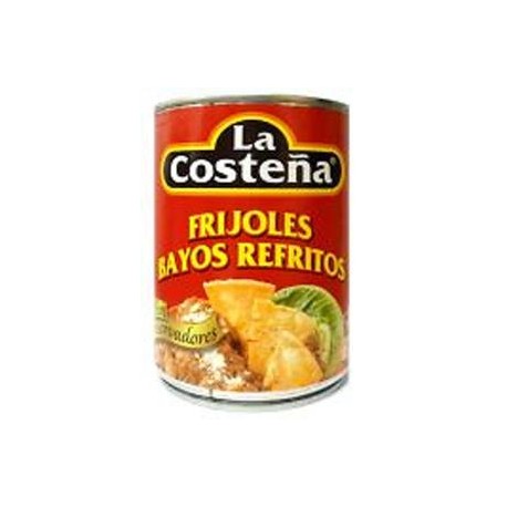 La Costeña Caja Frijol Bayo Refrito 3K/6P-DespensayMas-La Costeña