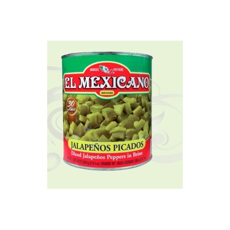 El Mexicano Media Caja Chiles Jalapeños 2.8K/3P-DespensayMas-El Mexicano