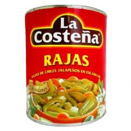 La Costeña Caja Chiles Rajas La Costeña 2.8K/6P-DespensayMas-La Costeña