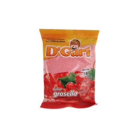 DÂ´Gari Media Caja Gelatina Grosella 840G/5P-DespensayMas-DÂ´Gari