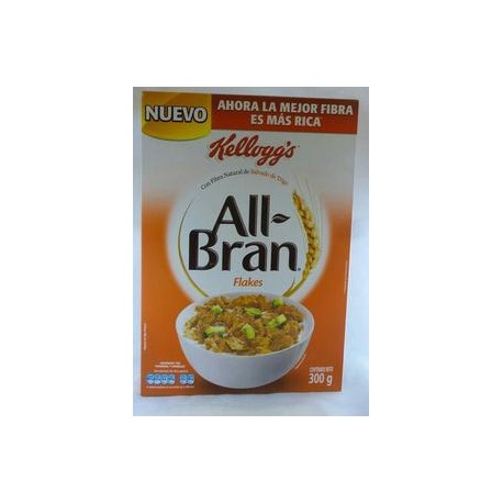 Kelloggs Media Caja Cereal All Bran Flakes 300G/12P-DespensayMas-Kelloggs