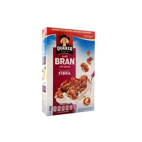 Pepsico Caja Cereal Quaker Multibran Raisin 420G/16P-DespensayMas-Pepsico