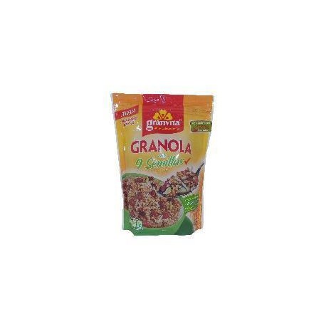 Grupo Vida Medio Paquete Granola Granvita 9 semillas 180G/12P-DespensayMas-Grupo Vida