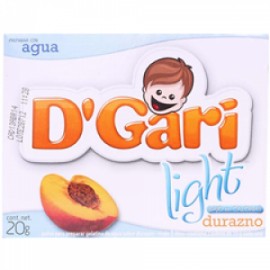 DÂ´Gari Caja Gelatina D'Gari Light Durazno 20G/24P-DespensayMas-DÂ´Gari