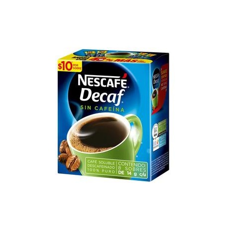 Nestlé Media Caja Café Decaf Original Stick 14G/8S/6P-DespensayMas-Nestlé