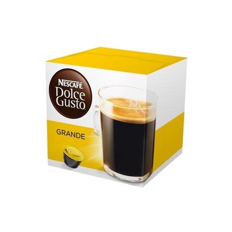 Nestlé Caja café Dolce Gusto cápsula GDE aroma 16P/128G/3C-DespensayMas-Nestlé