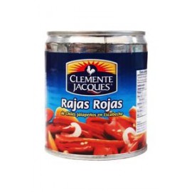 Sabormex Caja Chiles Rajas Rojas Clemente Jacques 220G/24P-DespensayMas-Sabormex