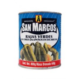 San Marcos Caja Chiles Rajas 800G/12P-DespensayMas-San Marcos