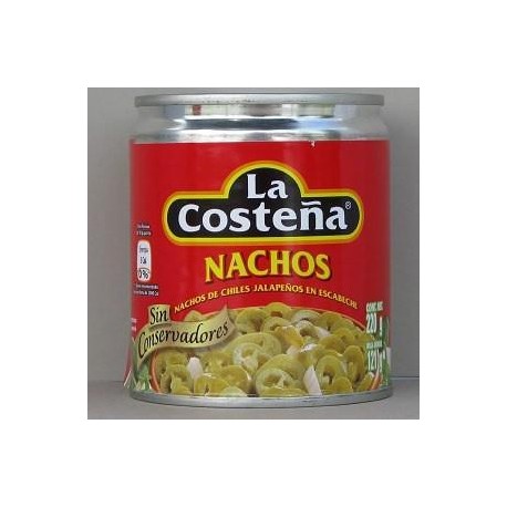 La Costeña Caja Chiles Nachos Jalapeños 220G/24P-DespensayMas-La Costeña