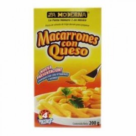 La Moderna Media Caja Sopa Macarron con Queso 200G/10P-DespensayMas-La Moderna