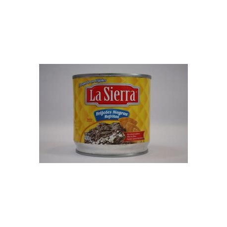 Sabormex Media Caja Frijol Negro Refrito La Sierra 400G/6P-DespensayMas-Sabormex