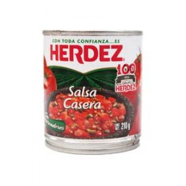 Herdez Media Caja Salsa Casera 210G/24P-DespensayMas-Herdez