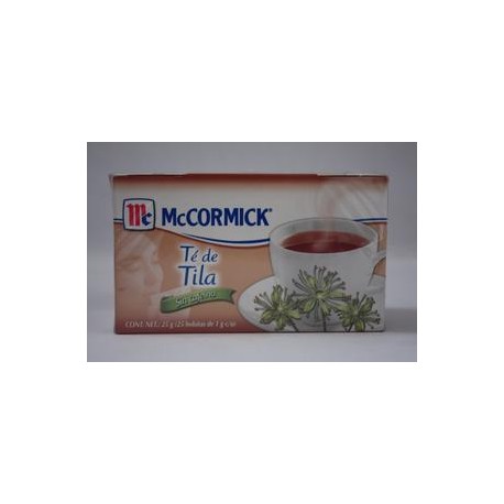 Herdez Media Caja Té de Tila Mccormick 25S/12P-DespensayMas-Herdez