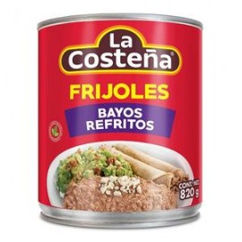 La Costeña Media Caja Frijoles refritos bayos 6P/580G-DespensayMas-La Costeña