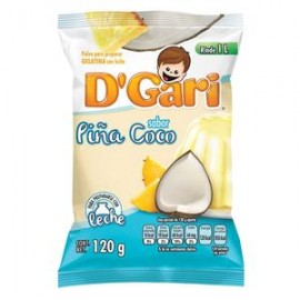 D´Gari Caja Gelatina Piña Coco D´Gari 120G/50P-DespensayMas-D´Gari