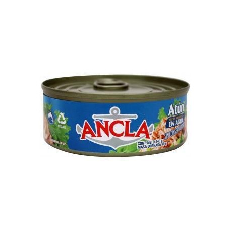 Marindustrias Media caja atún en agua Ancla 140G/24P-DespensayMas-Marindustrias