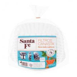 Santa Fe Filtros para Café Santa Fe Canasta 500P - ZK-DespensayMas-Santa Fe