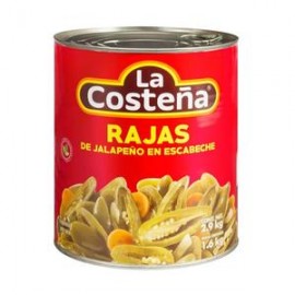 La Costeña Caja Chiles Rajas La Costeña 3.8K/ 6P-DespensayMas-La Costeña