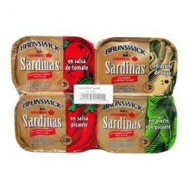 Brunswick Sardinas Brunswick Surtidas 8P/106G - ZK-DespensayMas-Brunswick