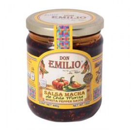 Don Emilio Salsa Macha Don Emilio Chile Morita 440G  - ZK-DespensayMas-Don Emilio