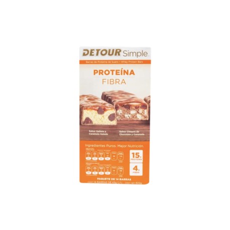 Detour Barra de Proteina simple 14P/15G - KOZ-DespensayMas-Detour