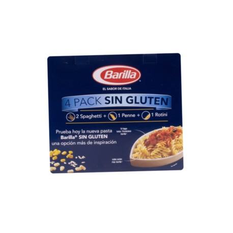 Barilla Pasta Libre De Gluten 4P - KOZ-DespensayMas-Barilla