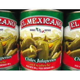 El Mexicano Media Caja Chiles Jalapeños 737G/6P-DespensayMas-El Mexicano