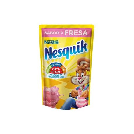 Nestlé Caja Nesquik de Fresa en Bolsa 357G/12P-DespensayMas-Nestlé