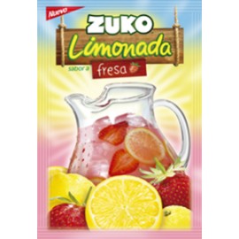 Nutresa Media Caja Polvo para Preparar Bebida Limonada Fresa Zuko 15G/6C/8P-DespensayMas-Nutresa