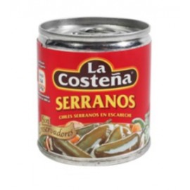 La Costeña Media Caja Chiles Serranos 105G/20P-DespensayMas-La Costeña