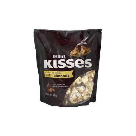 Hersheys Chocolate Hershey's Kisses Con Almendras 900G - ZK-DespensayMas-Hersheys