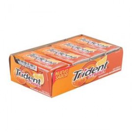 Mondelez Goma de Mascar sin Azúcar Trident CitrusMix Naranja-Mandarina 12P - ZK-DespensayMas-Mondelez