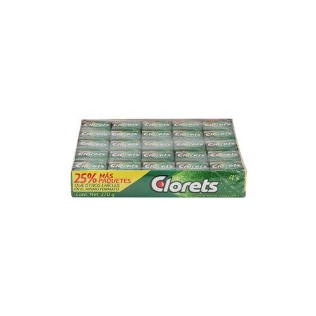 Mondelez Goma de Mascar Clorets 50C/4P - ZK-DespensayMas-Mondelez