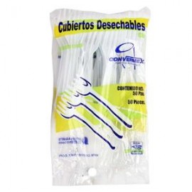 Conver Caja Tenedor Mediano Conver 40P/25T-DespensayMas-Conver