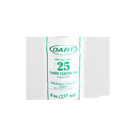 Dart Caja Vaso Térmico Dart No.8 40P/25V-DespensayMas-Dart