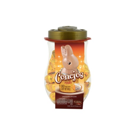 Turin Turin conejos de chocolate con leche 600G - KOZ-DespensayMas-Turin