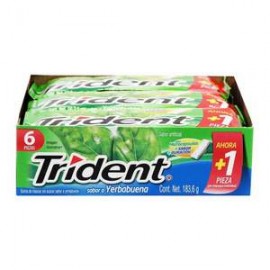 Trident Goma de Mascar Trident Yerbabuena - ZK-DespensayMas-Trident