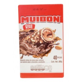 Muibon Barquillo con chocolate 40P - KOZ-DespensayMas-Muibon