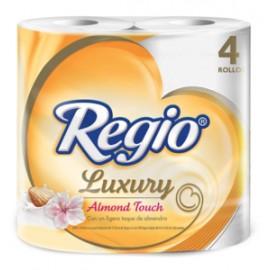 SCA Bulto papel higiénico Regio R3 Almond 190H/4R/12P-DespensayMas-SCA