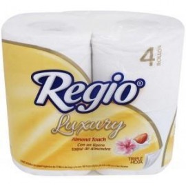 SCA Medio Bulto Papel Higienico de Baño Regio R3 Almond 190H/4R/6P-DespensayMas-SCA