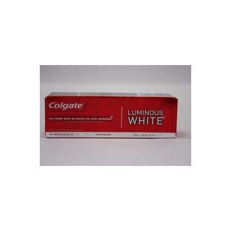 Colgate Palmolive Media Caja Pasta Dental Colgate Luminous White 22M/72P-DespensayMas-Colgate Palmolive