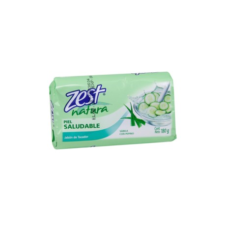 Unilever Caja Jabon Zest Naturals Sabila y Pepino 150G/72P-DespensayMas-Unilever