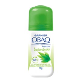 Garnier Caja Desodorante Obao Roll Mujer Bamboo Breeze 65G/24P-DespensayMas-Garnier