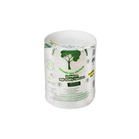 Marba Platos de Cartón Marba Biodegradables 250P - ZK-DespensayMas-Marba