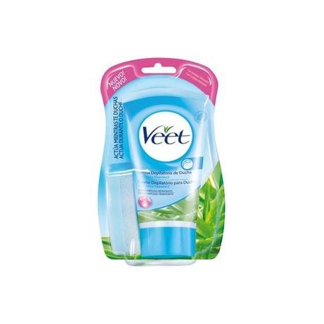 Reckitt Benckiser Caja Veet Crema Depilatoria Ducha Sensible 150M/5P-DespensayMas-Reckitt Benckiser