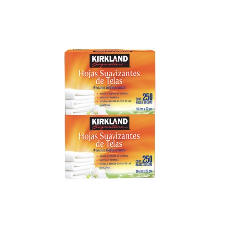 Kirkland Kirkland Signature hojas suavizantes de telas 2P/250H - KOZ-DespensayMas-Kirkland